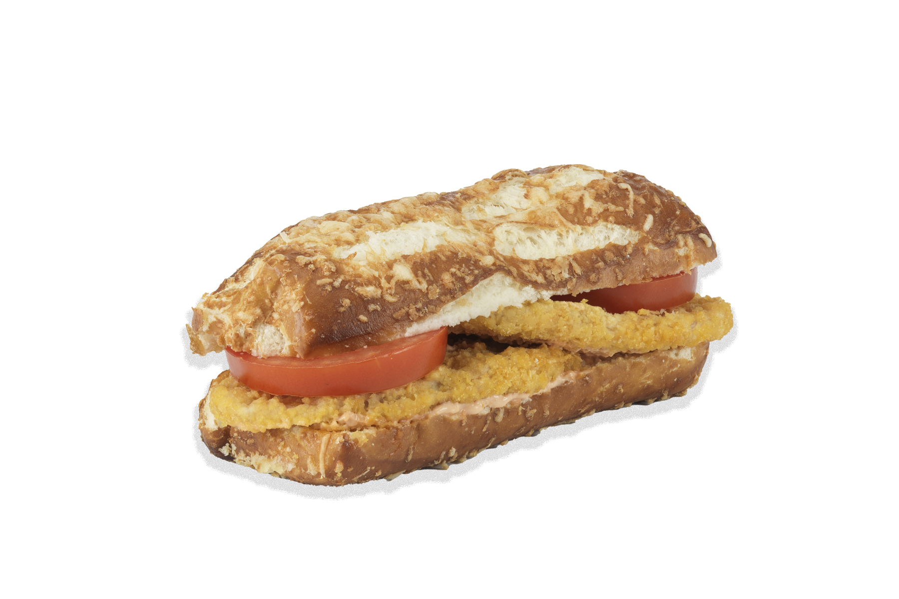 R2G Laugenbrot mit Crispy Chicken R2G Laugenbrot mit Crispy Chicken