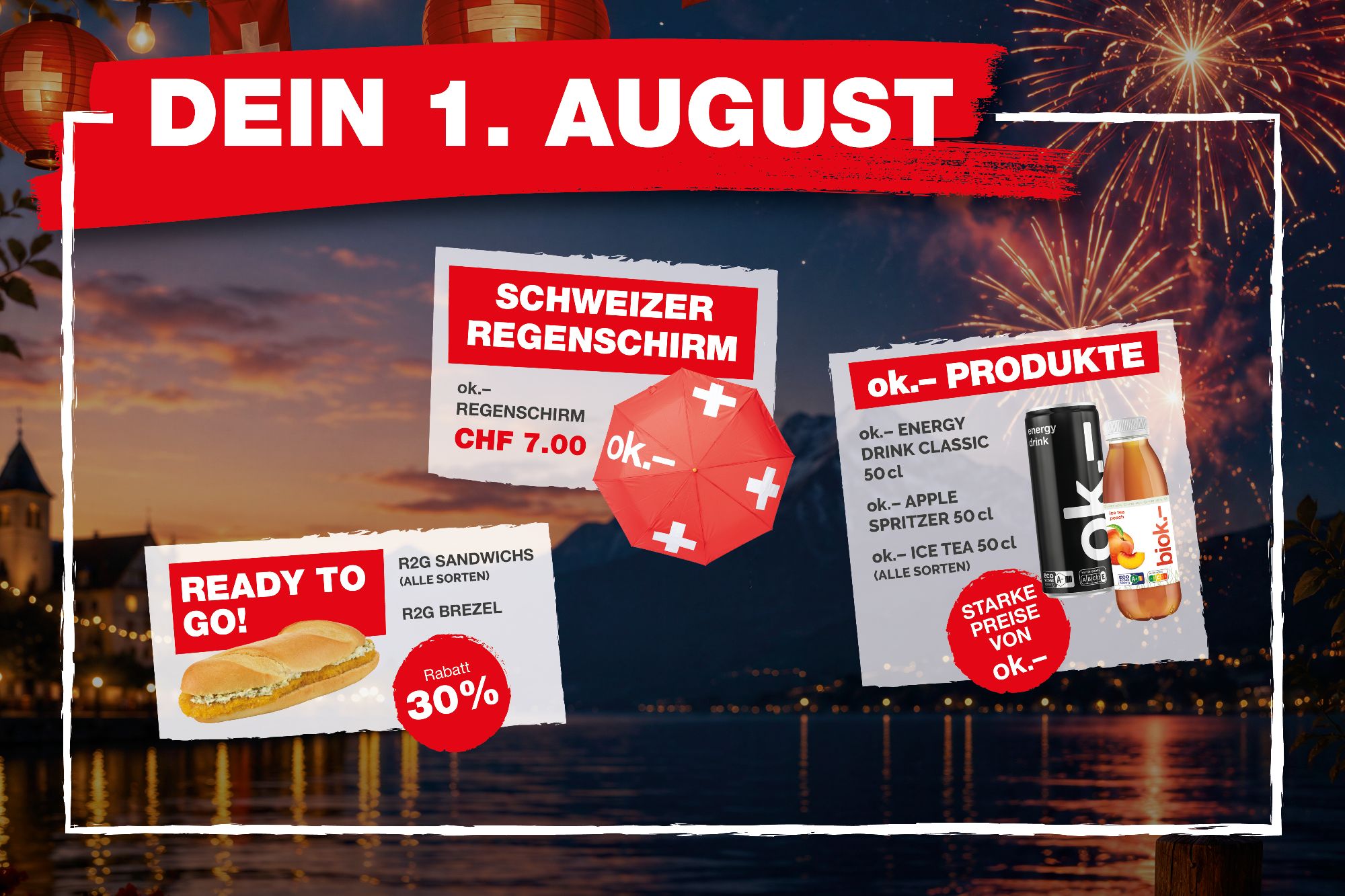 Unterwegs am 1. August?