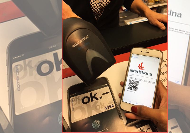 Mit pay@POS bezahlen und losfliegen! Mit pay@POS bezahlen und losfliegen!