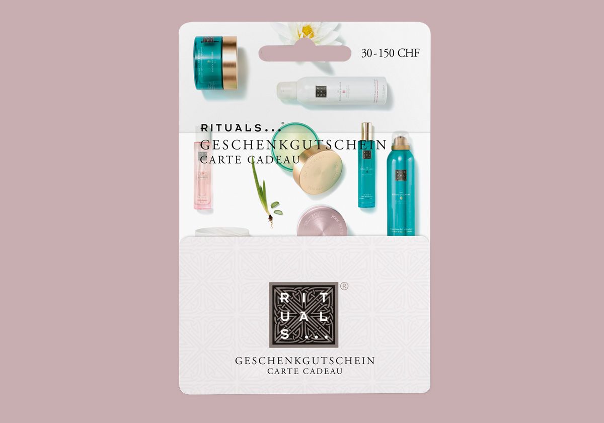 Verschenke Schönes: Rituals Geschenkkarte Verschenke Schönes: Rituals Geschenkkarte