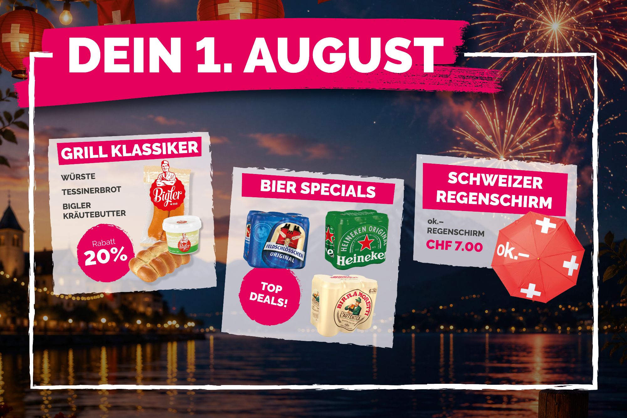 Unterwegs am 1. August?