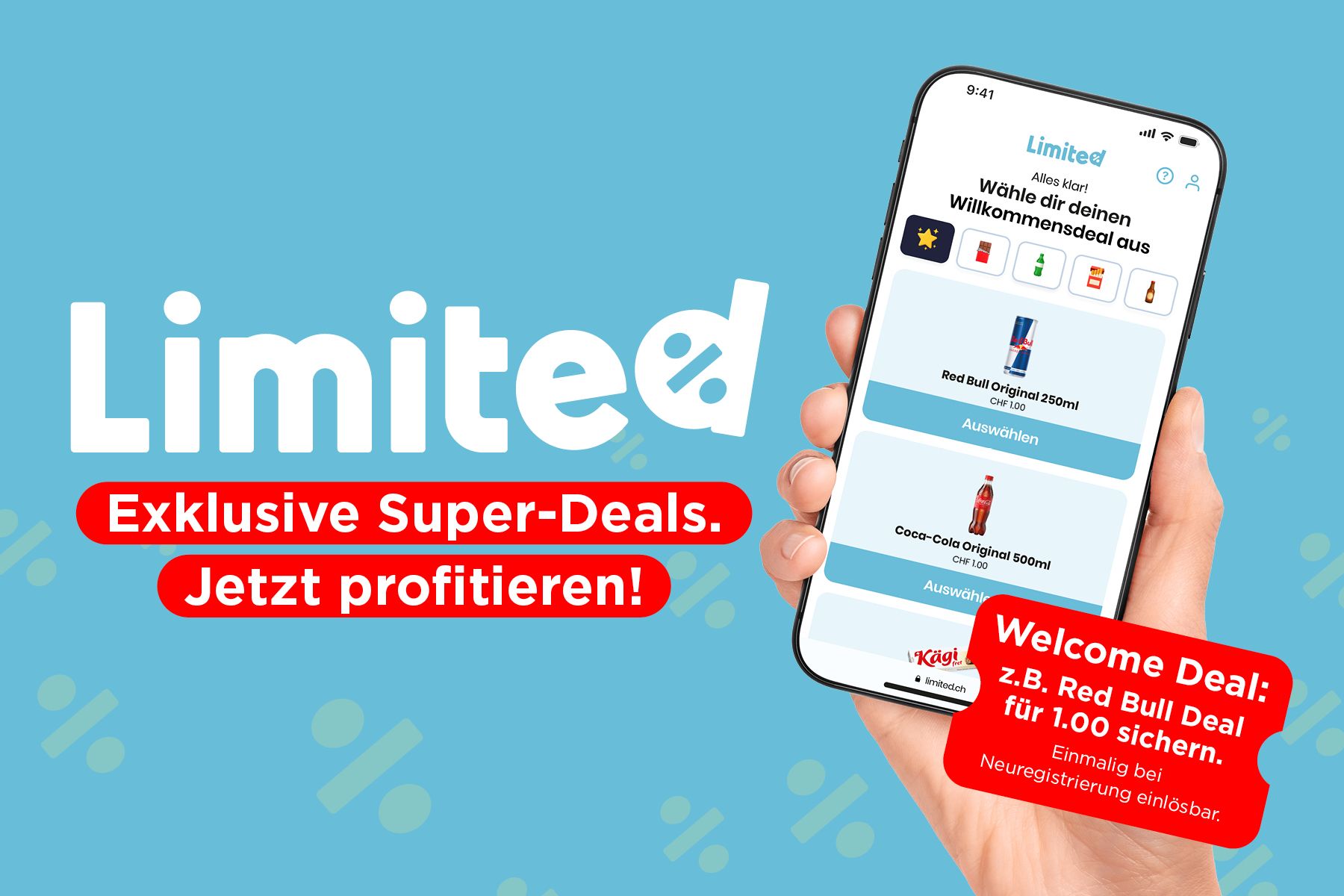 Tolle Deals! Willkommensgeschenk!