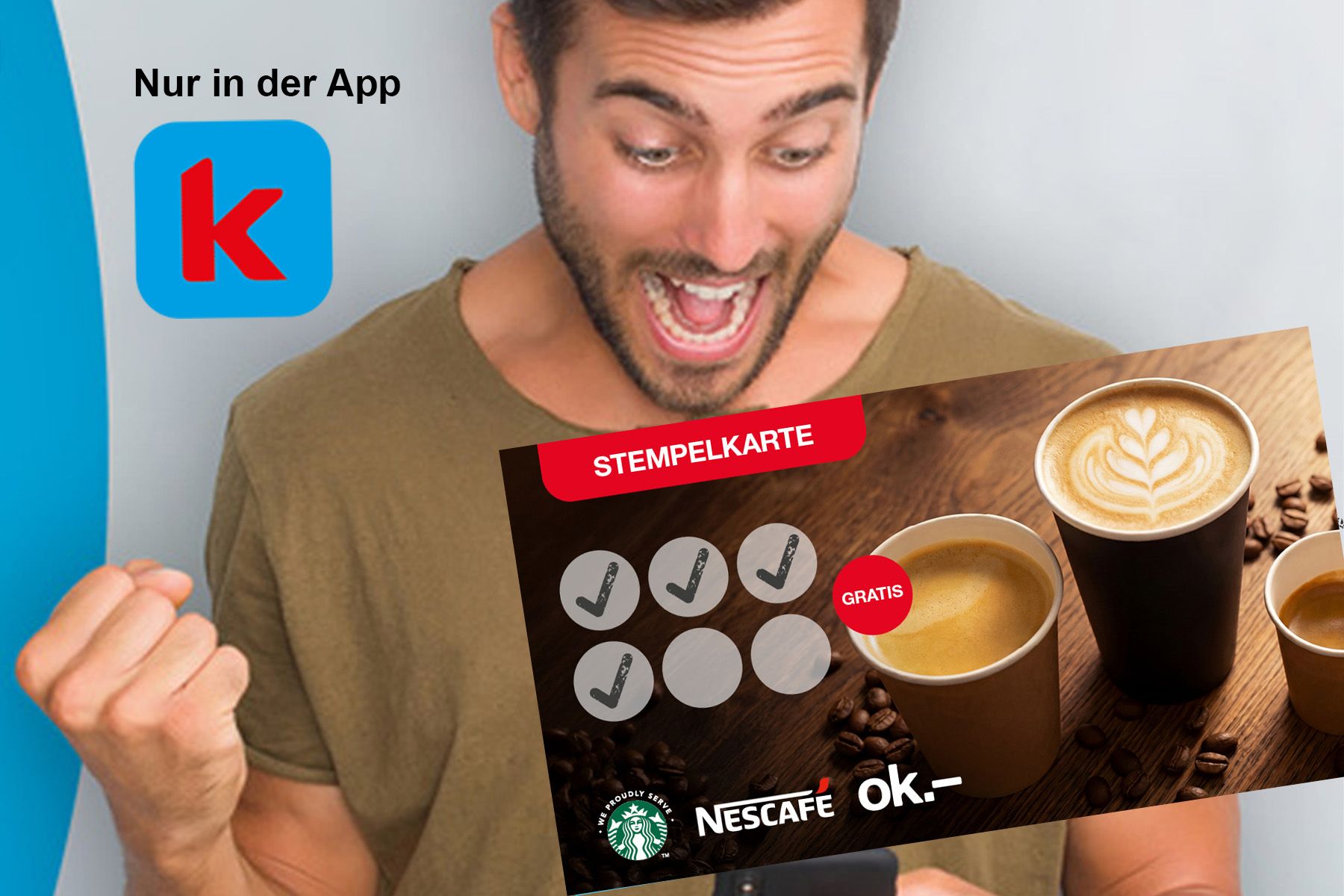Jeder 6. Kaffee gratis!