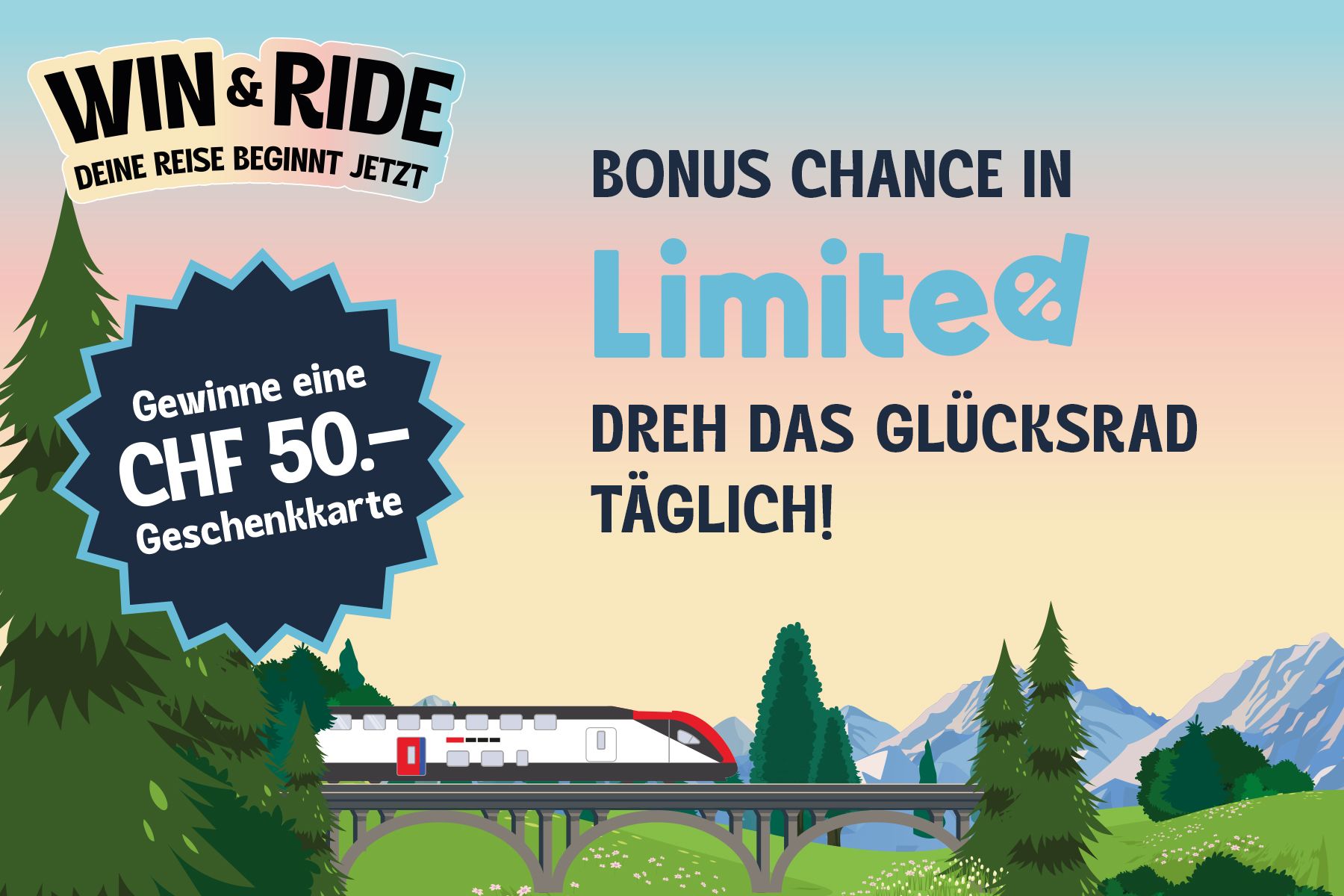 Win and Ride - Tagespreis in der App gewinnen
